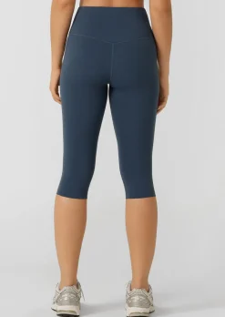 Lorna Jane Active Living 3/4 Capri Leggings PaleIndigo