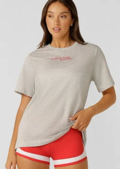 Lorna Jane Active Living Sports Club Relaxed T-Shirt GreyMarl Online