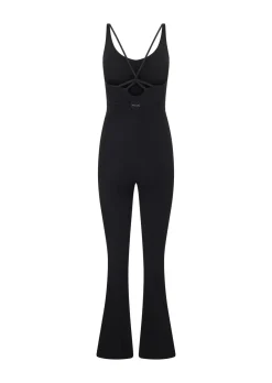 Lorna Jane All Day Active Rib Flare Bodysuit Black Sale