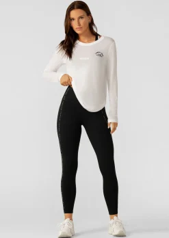 Lorna Jane All Elements Full Length Thermal Leggings Black Clearance