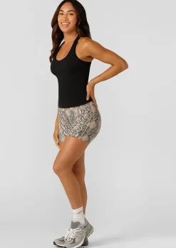 Lorna Jane All Sports Seamless Waffle Bra Tank Combo Black Outlet