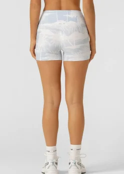 Lorna Jane Aloha 9cm Bike Shorts AlohaBluesPrint Discount