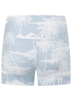 Lorna Jane Aloha 9cm Bike Shorts AlohaBluesPrint Discount