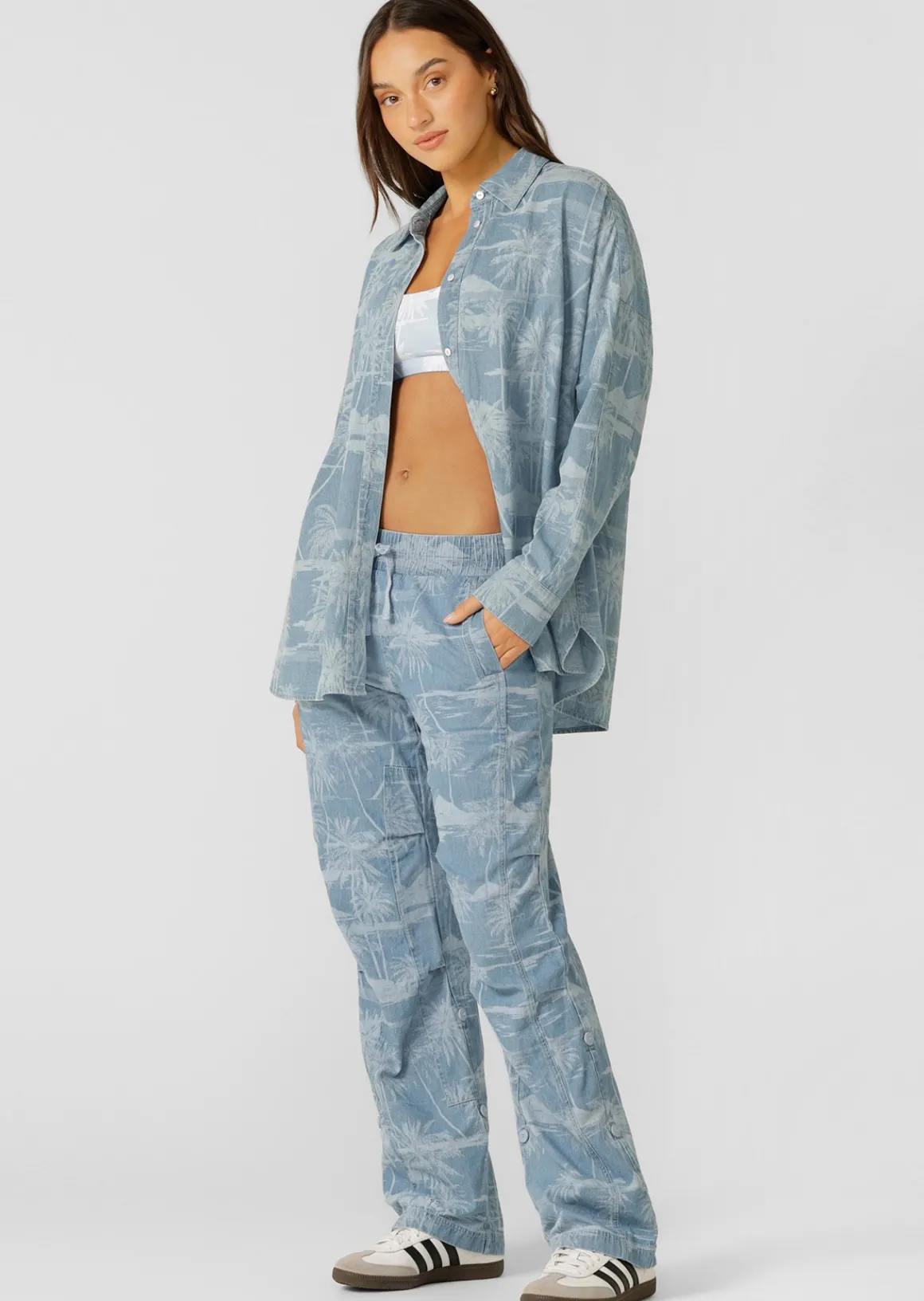 Lorna Jane Aloha Denim Flashdance Pant AlohaBluesPrint Online