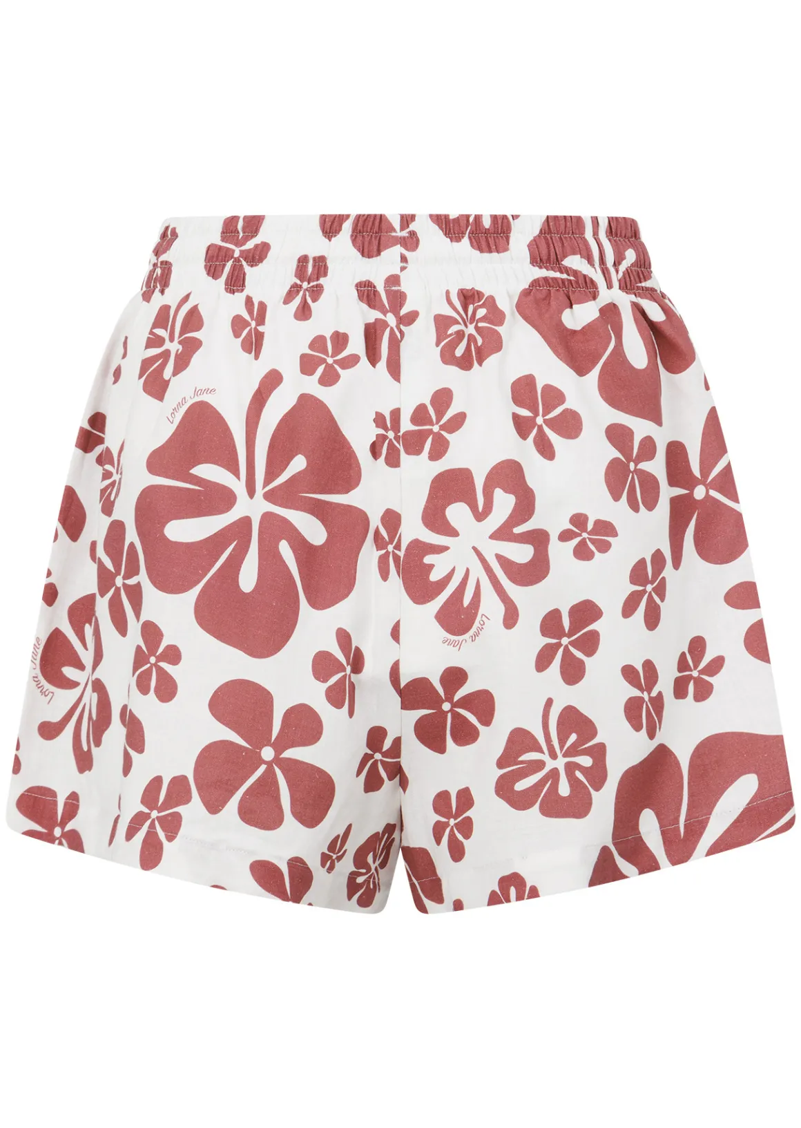 Lorna Jane Aloha Hibiscus Shorts HappyHibiscusPrint