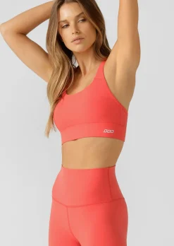 Lorna Jane Amy Maximum Support Sports Bra Strawberry