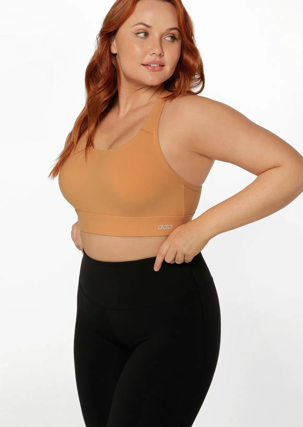 Lorna Jane Amy Maximum Support Sports Bra Toffee