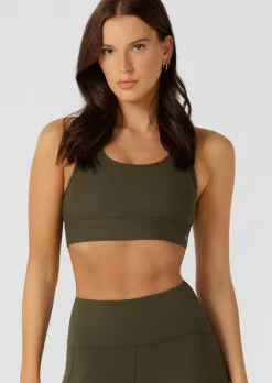 Lorna Jane Amy Maximum Support Sports Bra LuxuryGreen