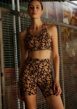 Lorna Jane Amy Maximum Support Sports Bra AbstractFloralPrint