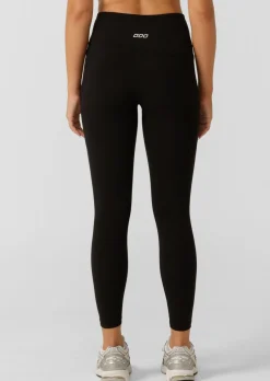 Lorna Jane Amy No Ride Phone Pocket Ankle Biter Tech Leggings Black Hot