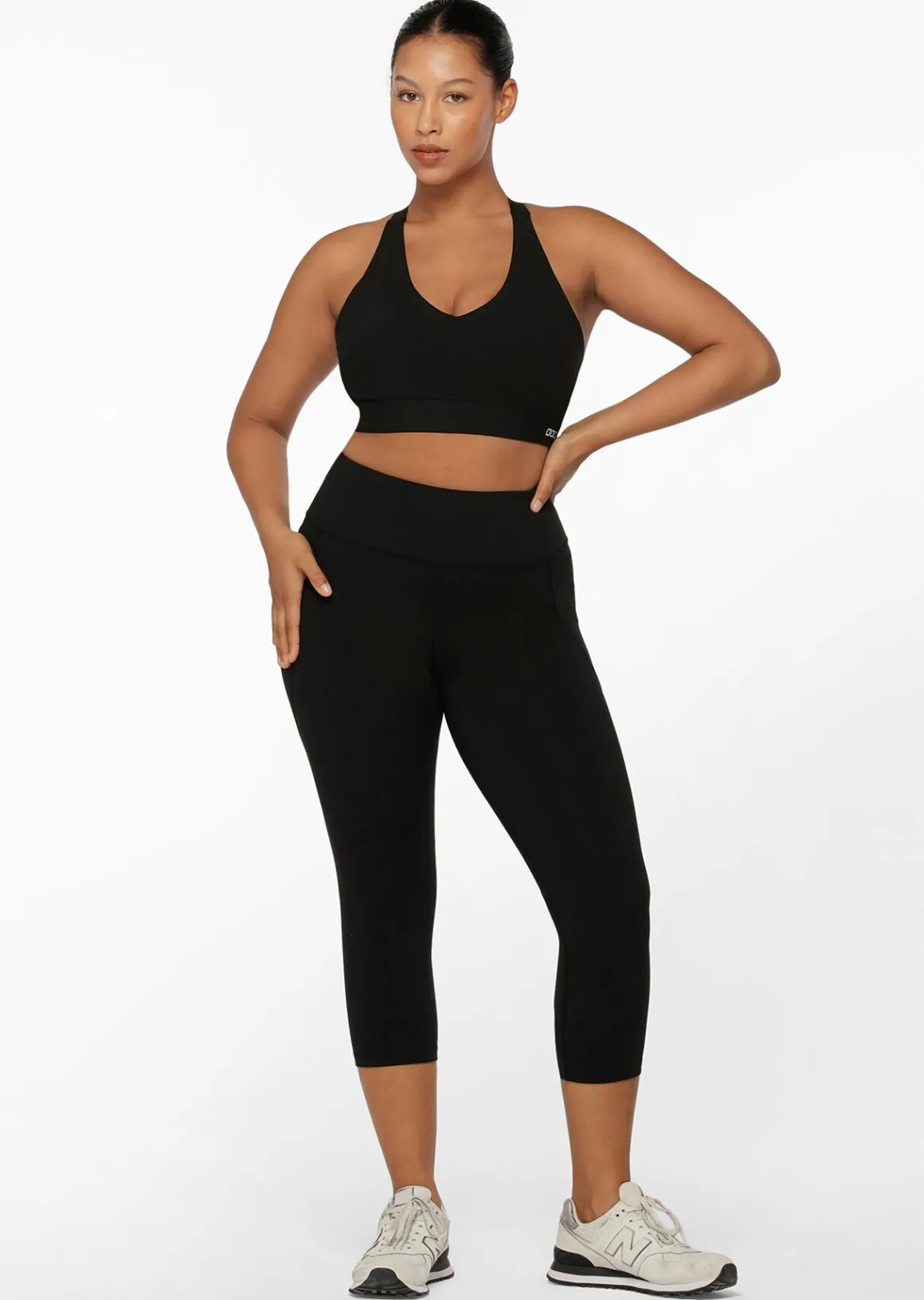 Lorna Jane Amy Phone Pocket 7/8 Tech Leggings Black Best
