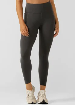 Lorna Jane Amy Phone Pocket Ankle Biter Tech Leggings Titanium Outlet