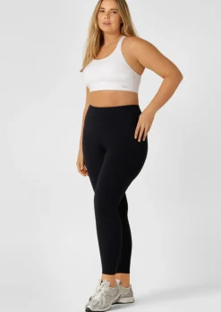 Lorna Jane Amy Phone Pocket Ankle Biter Tech Leggings Black Hot