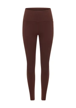 Lorna Jane Amy Phone Pocket Ankle Biter Tech Leggings Truffle New