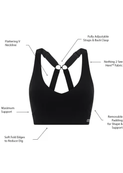 Lorna Jane Amy Sports Bra Black Outlet