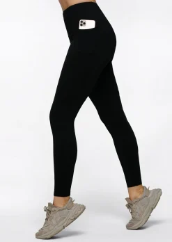 Lorna Jane Amy Winter Thermal Phone Pocket Classic Leggings Black Online