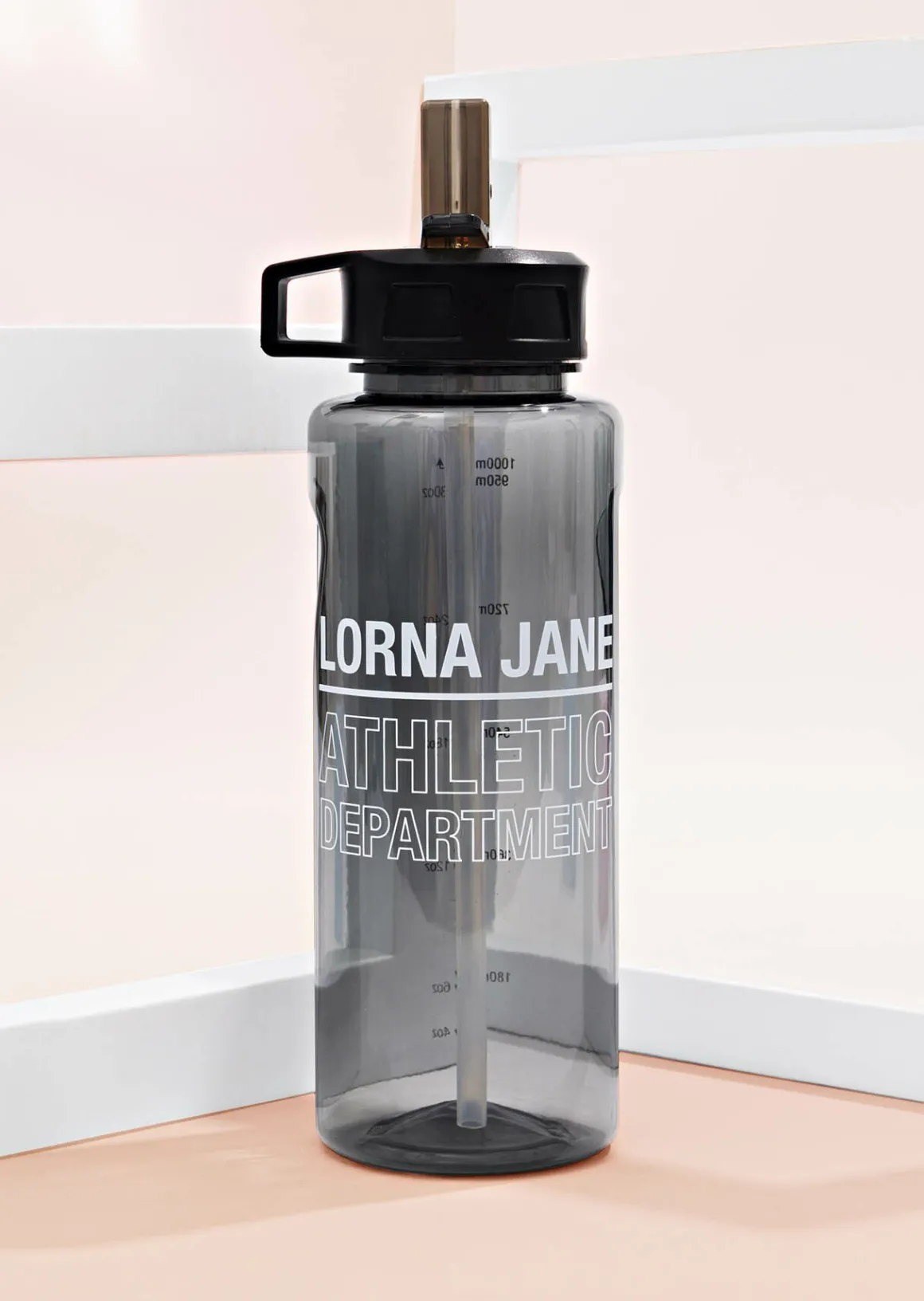 Lorna Jane Athletic Dept Classic 1L Water Bottle Black Discount