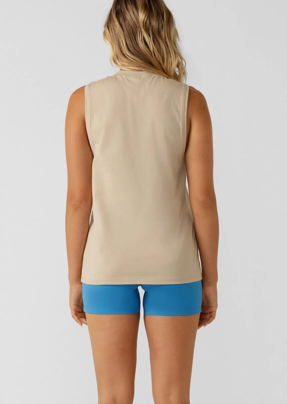 Lorna Jane Athletic Transdry Muscle Tank OffWhite Discount