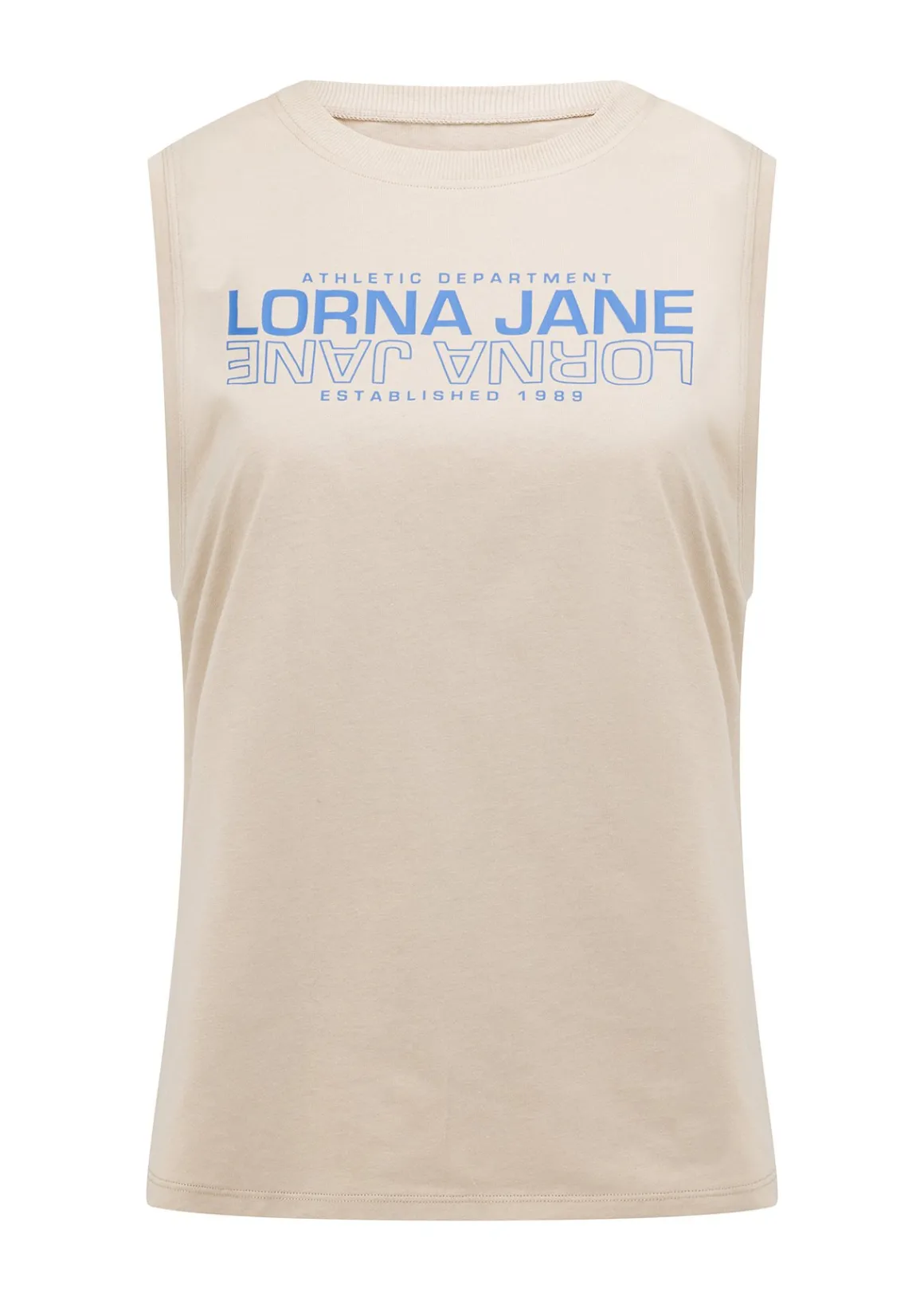 Lorna Jane Athletic Transdry Muscle Tank OffWhite Discount