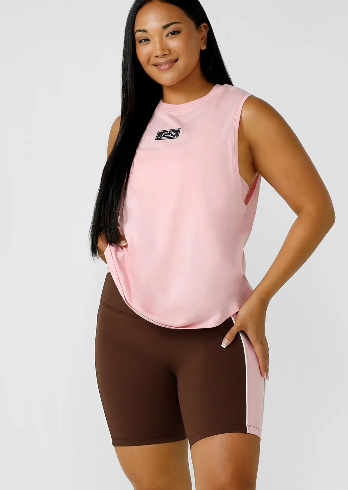 Lorna Jane Athletic Transdry Muscle Tank CottonCandy