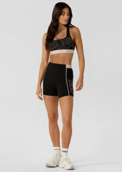 Lorna Jane Break Line 12cm Bike Short Black Hot
