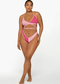 Lorna Jane Cali Contrast Swim Brief HotFuchsia Sale