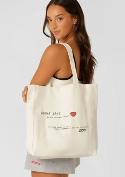 Lorna Jane Charity Love Tote Bag Canvas Best