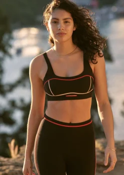 Lorna Jane Circuit Breaker Max Support Sports Bra Black Sale