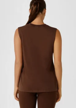 Lorna Jane Conquer Washed Muscle Tank WashedEspresso Online