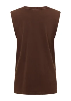 Lorna Jane Conquer Washed Muscle Tank WashedEspresso Online