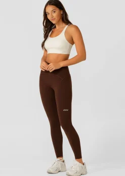 Lorna Jane Contour Everyday Full Length Leggings Espresso Hot