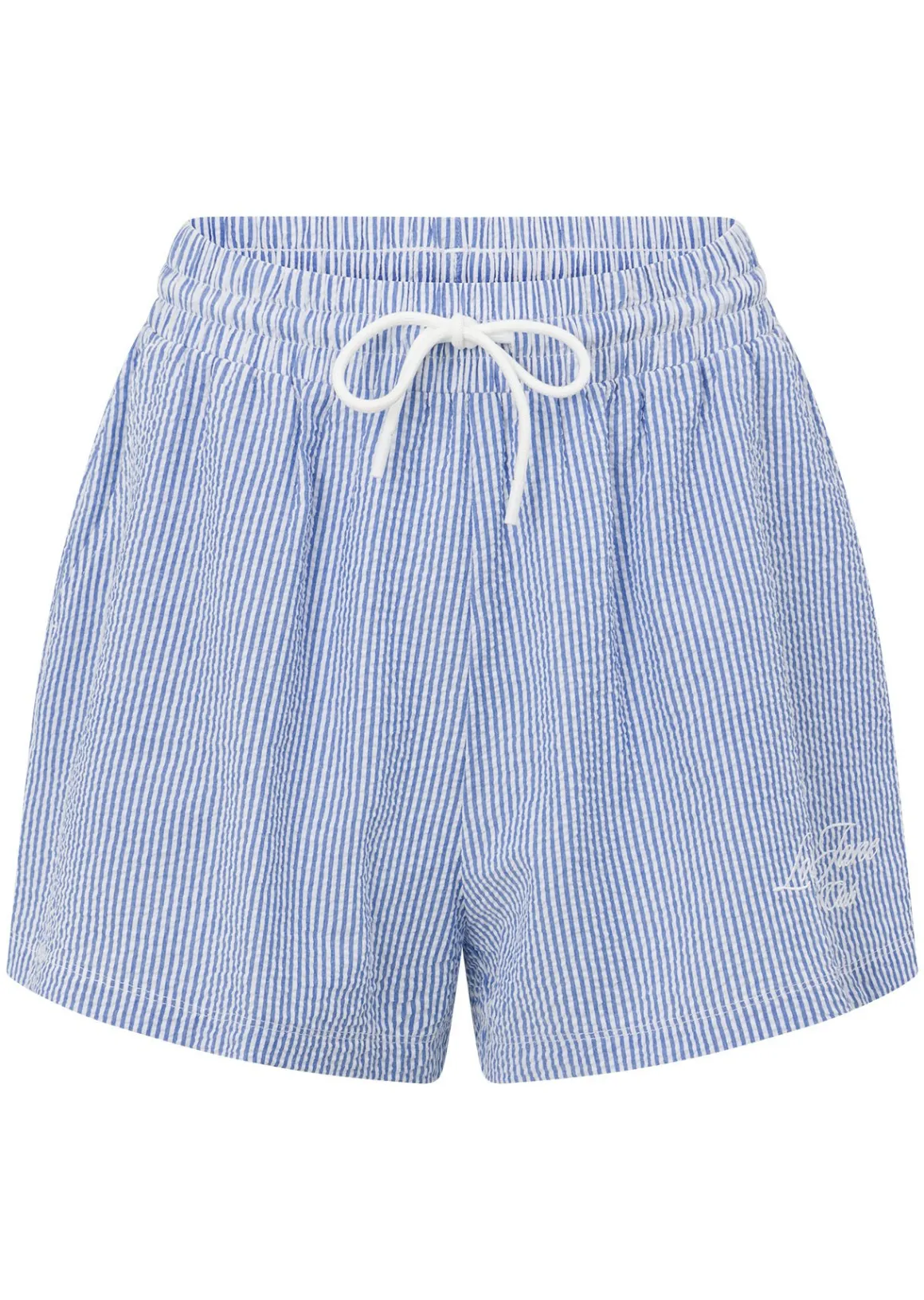 Lorna Jane Country Club Seersucker Shorts BlueStripe Hot