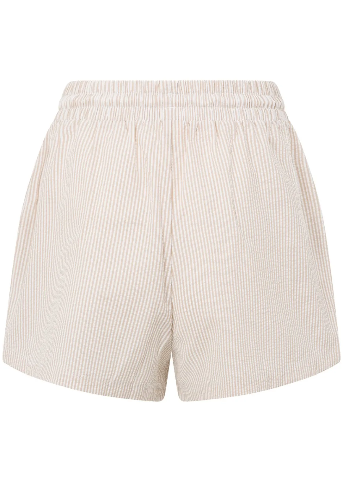 Lorna Jane Country Club Seersucker Shorts LatteStripe Sale