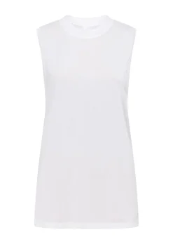 Lorna Jane Cutout Muscle Tank White Hot
