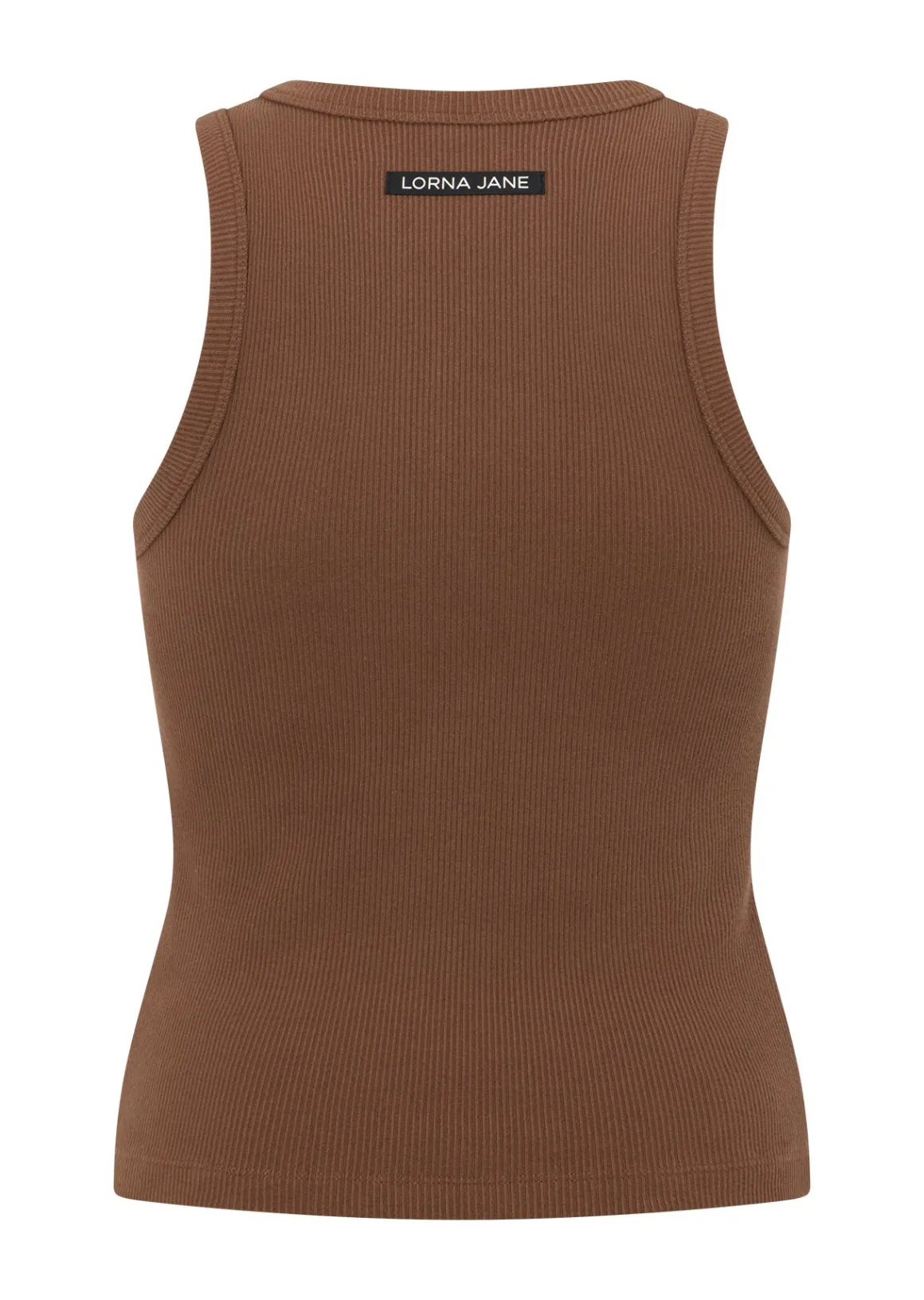 Lorna Jane Daily Rib Tank Chocolate