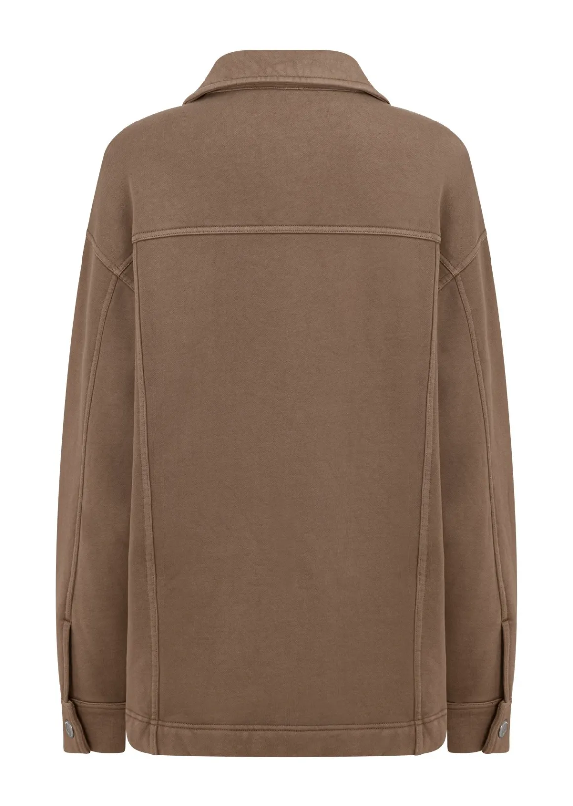 Lorna Jane Daybreak Washed Fleece Shacket WashedCedar Outlet