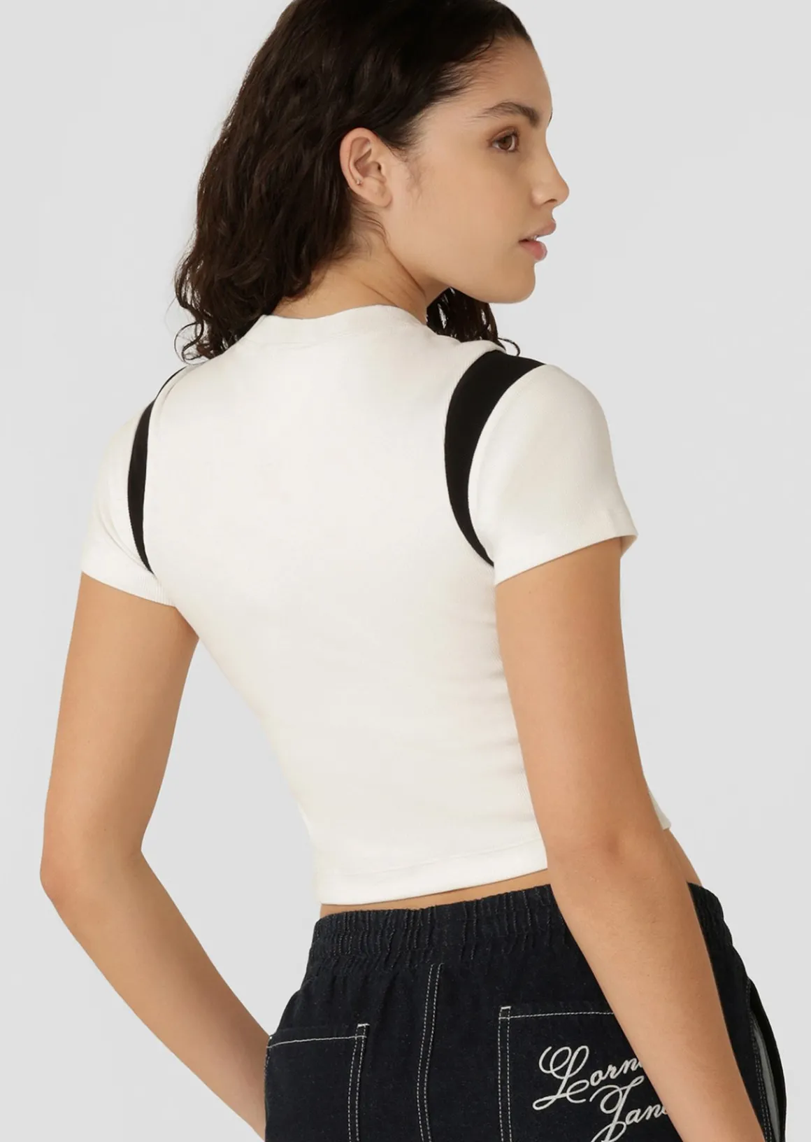 Lorna Jane Drift Baby Tee Porcelain Outlet