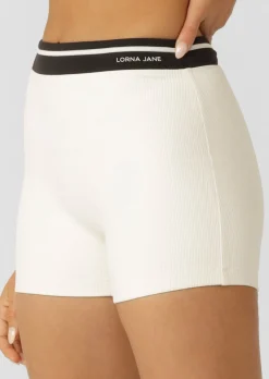 Lorna Jane Drift 9CM Bike Shorts Porcelain Hot