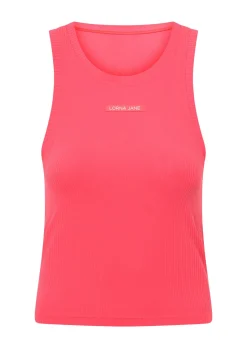 Lorna Jane Dynamic Active Rib Tank Nectarine Online