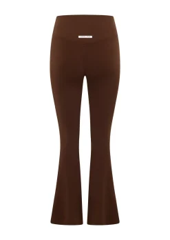 Lorna Jane Effortless Phone Pocket Flared Leggings Espresso Online