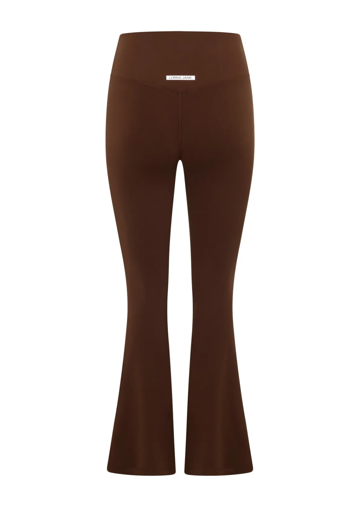 Lorna Jane Effortless Phone Pocket Flared Leggings Espresso Online