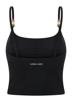 Lorna Jane Elemental Rib Tank Bra Combo Black Online