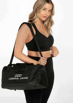 Lorna Jane Essential Gym Bag Black Clearance