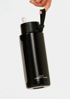 Lorna Jane Essential Insulated Water Bottle Black Clearance