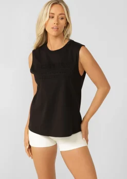 Lorna Jane Everyday Essential Muscle Tank Black Sale