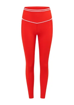 Lorna Jane Fast Pace Recycled Booty Full Length Leggings HotTomato
