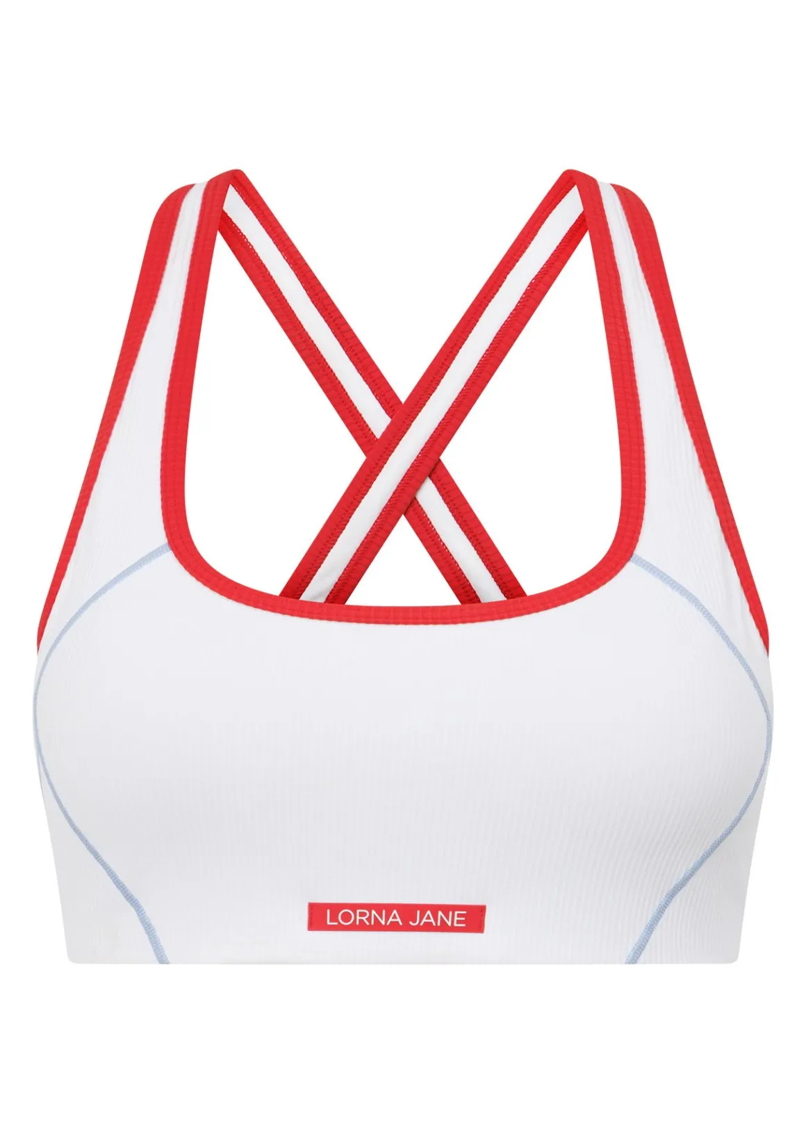Lorna Jane Fast Track High Support Sports Bra White Clearance