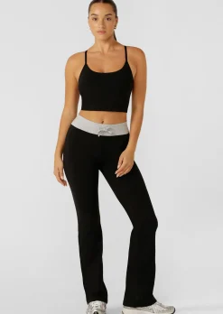 Lorna Jane Flashdance Bootleg Pant Black Clearance