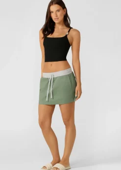 Lorna Jane Flashdance Mini Skirt LightKhaki Sale