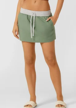 Lorna Jane Flashdance Mini Skirt LightKhaki Sale